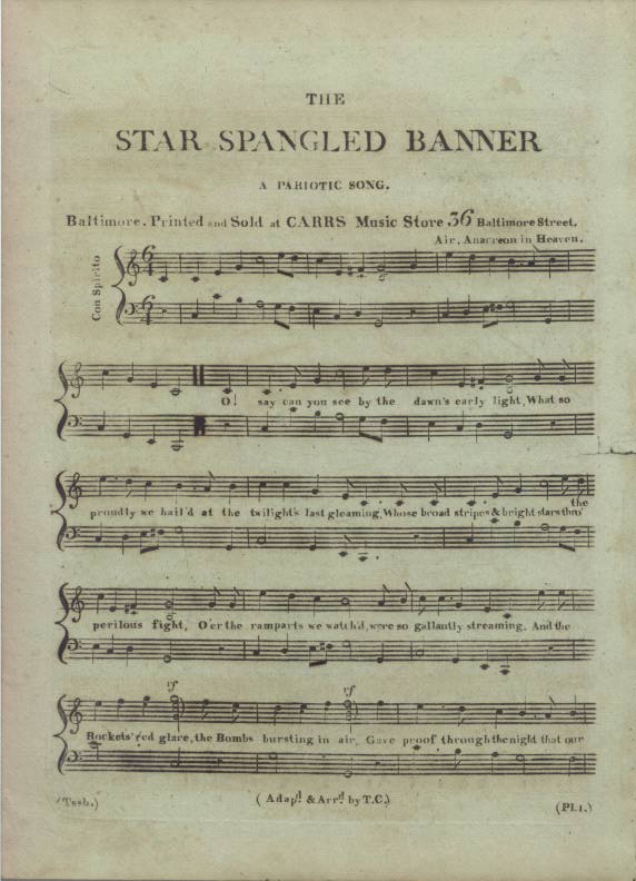 The Star Spangled Banner (War of 1812)